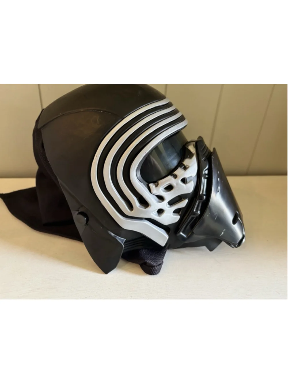 Star Wars Kylo Ren Disney Electronic Voice Change Mask Helmet w/ Cowl Hood WORKS